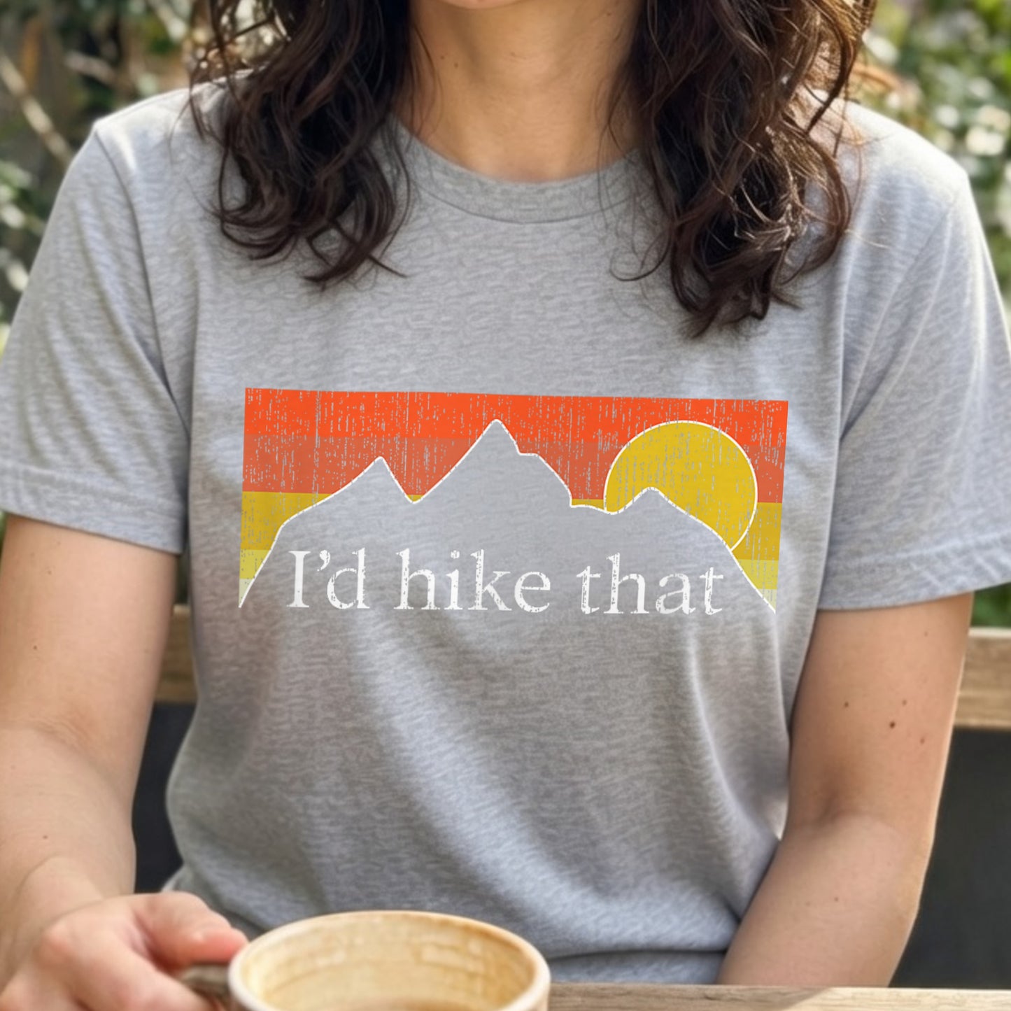 I'd Hike That ｜ 登山・ハイキング・アウトドア・レトロ・パロディに人気