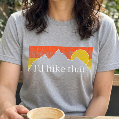 I'd Hike That ｜ 登山・ハイキング・アウトドア・レトロ・パロディに人気