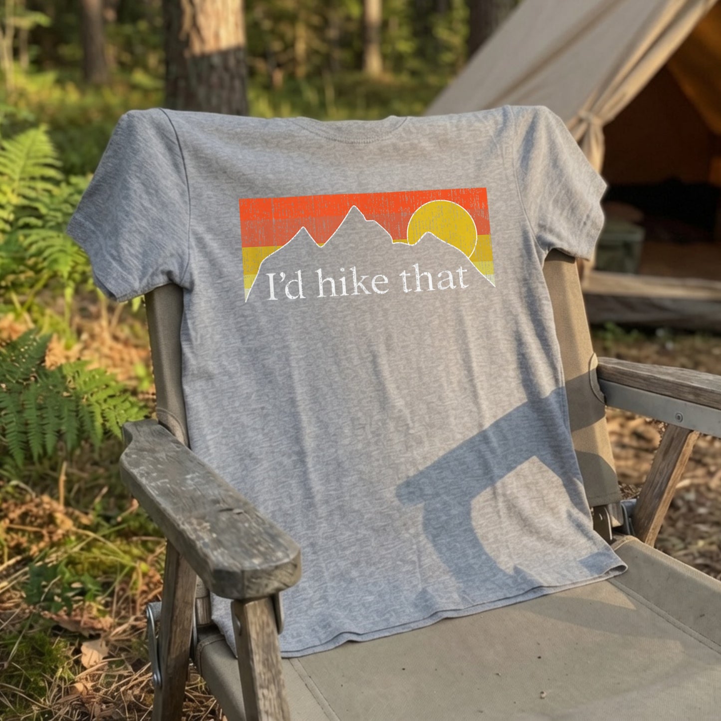 I'd Hike That ｜ 登山・ハイキング・アウトドア・レトロ・パロディに人気