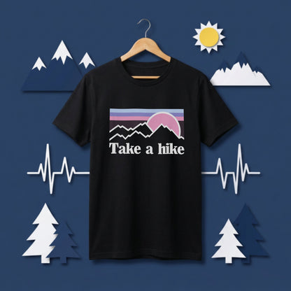 Take A Hike ｜ 登山・ハイキング・アウトドア・レトロ・パロディに人気