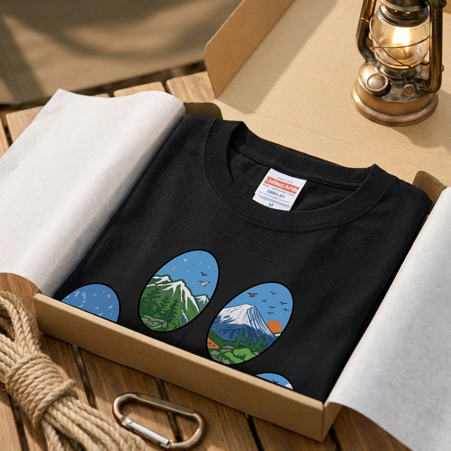 【肉球×富士山】おしゃれな猫アートTシャツ | CAMPMODE
