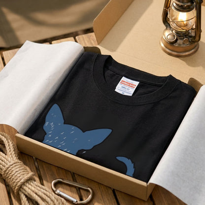 【Chihuahua】自然風景ダブルエスポージャー白Tシャツ | CAMPMODE