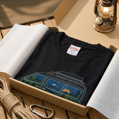 キャンピングカー風景 Tシャツ | CAMPMODE