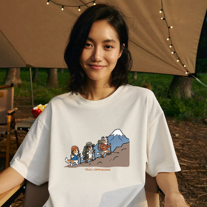 TRAIL COMPANIONS 登山犬Tシャツ
