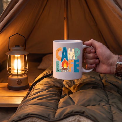 【CAMP LIFE】セラミックマグカップ | CAMPMODE