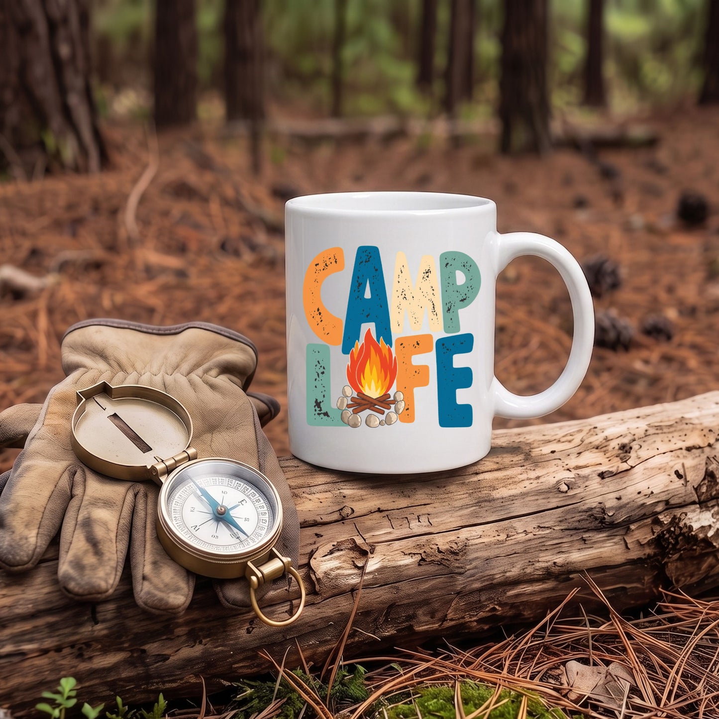 【CAMP LIFE】セラミックマグカップ | CAMPMODE
