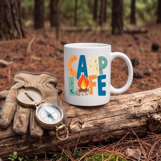 【CAMP LIFE】セラミックマグカップ | CAMPMODE