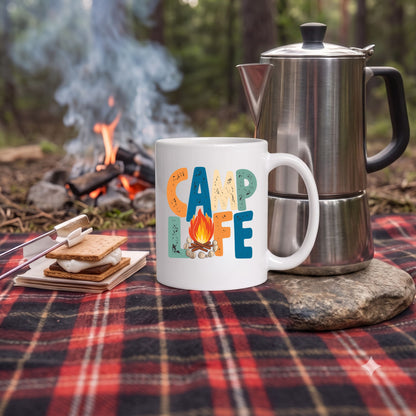 【CAMP LIFE】セラミックマグカップ | CAMPMODE