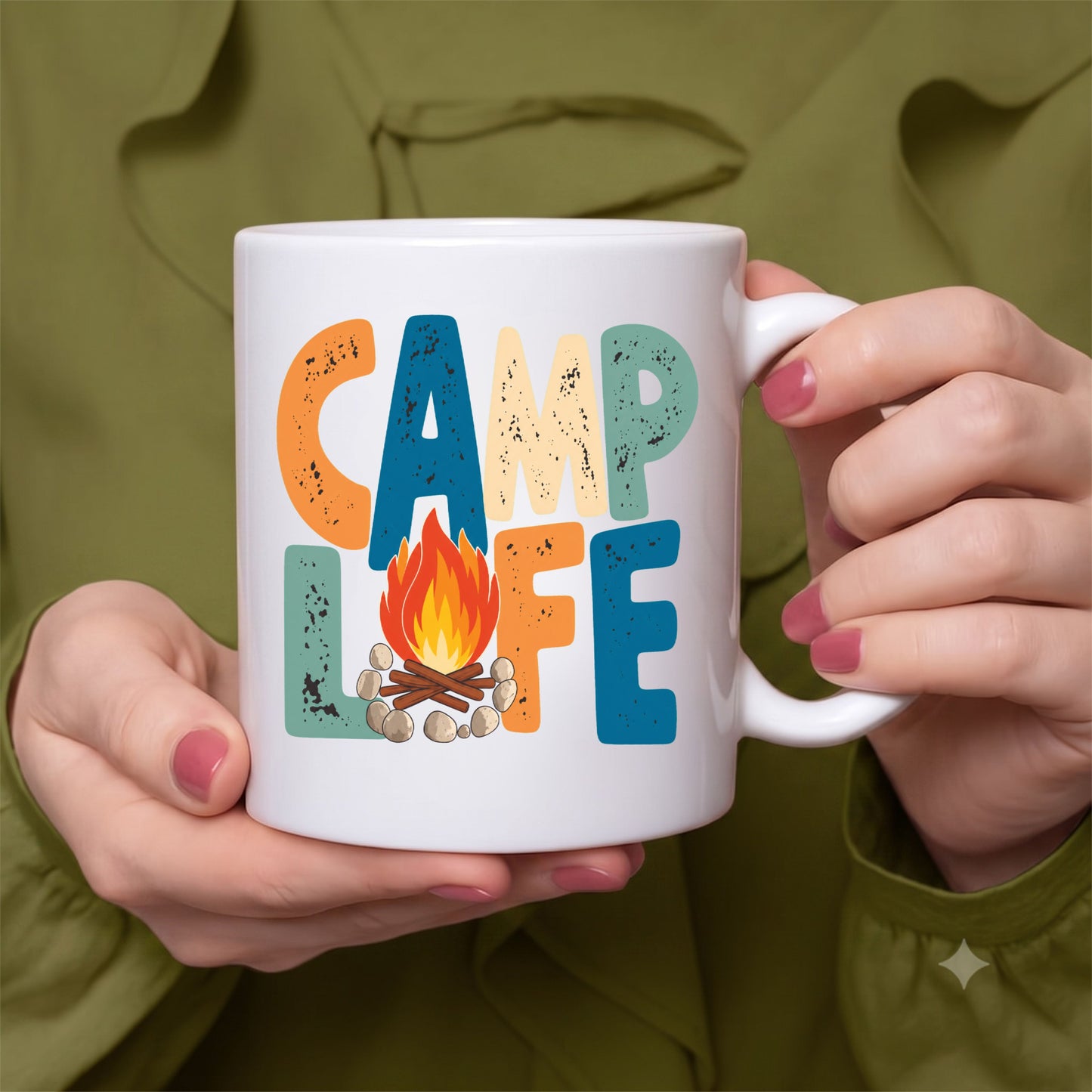 【CAMP LIFE】セラミックマグカップ | CAMPMODE