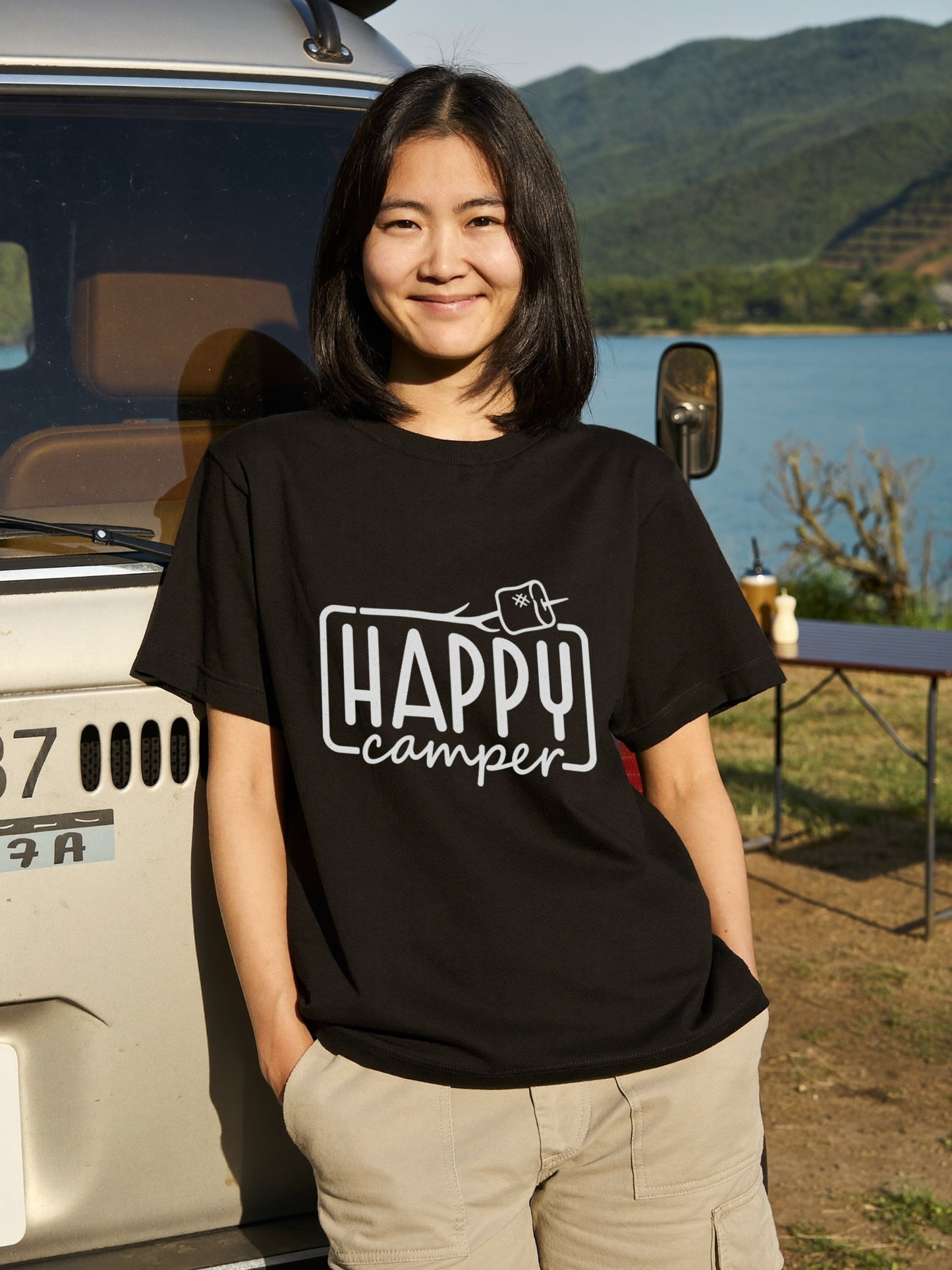 ハッピーキャンパーTシャツ