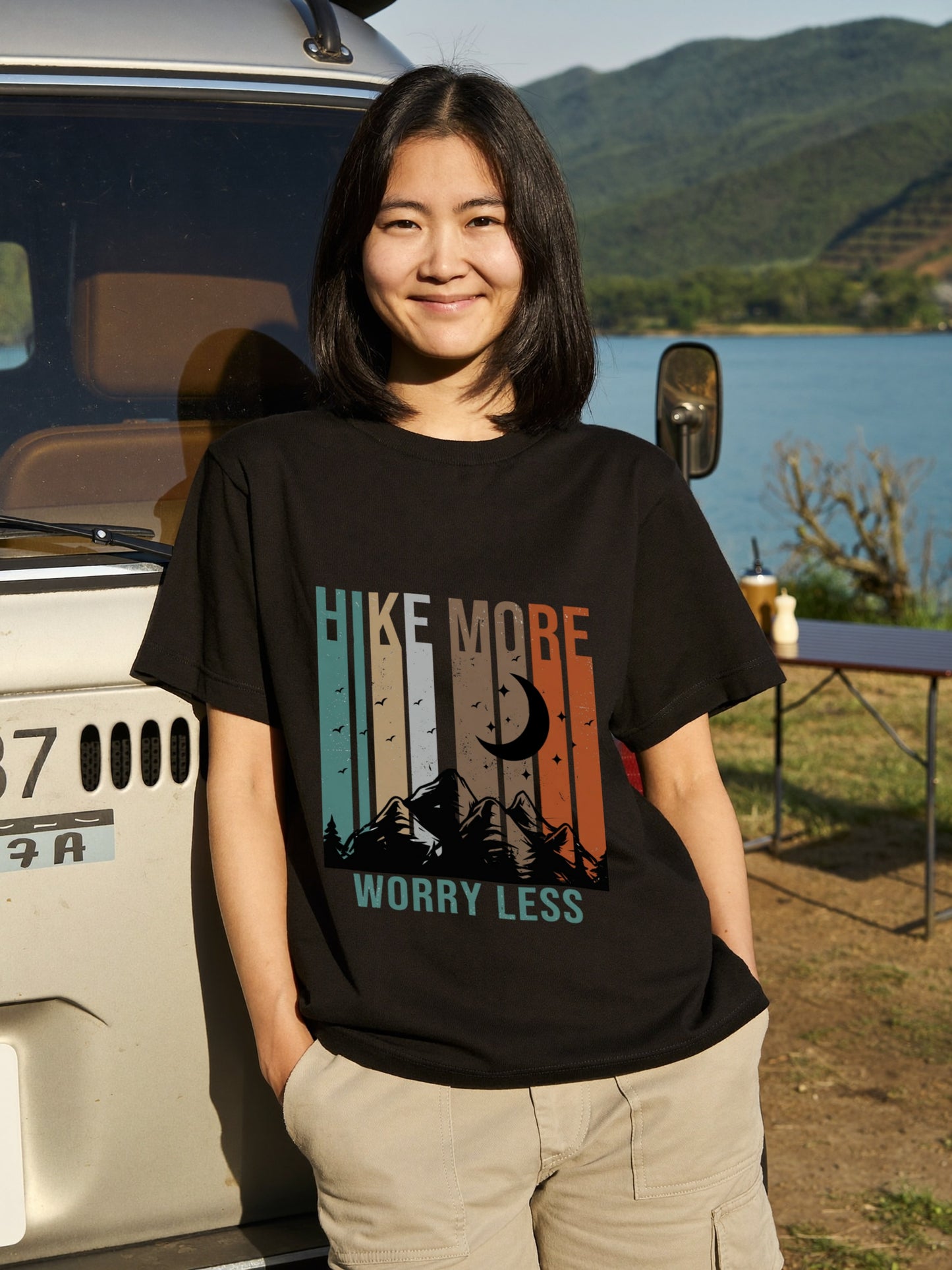 ヴィンテージ 山 グラフィック Tシャツ | 登山 ハイキング 服 | CAMPMODE