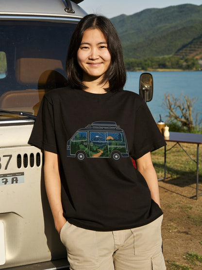 キャンピングカー風景 Tシャツ | CAMPMODE