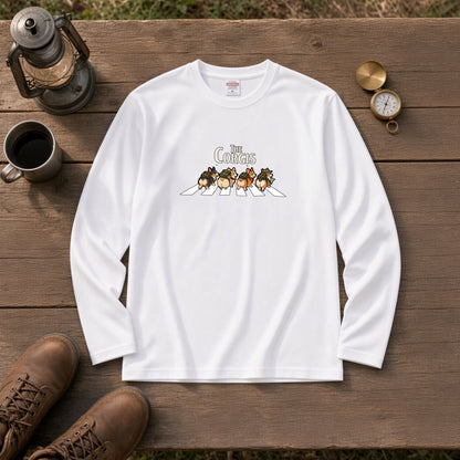THE CORGIS コーギー横断歩道 長袖Tシャツ