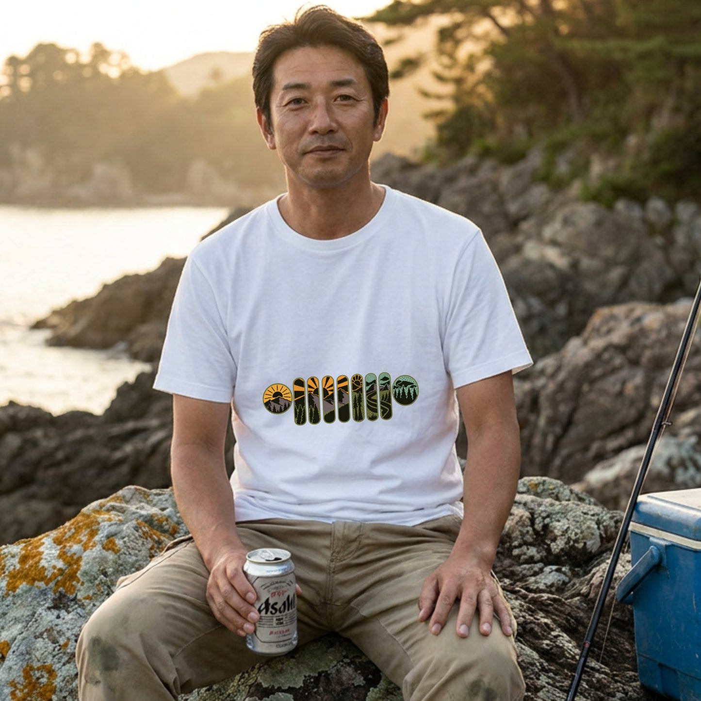 アウトドア Tシャツ キャンプ 登山 山 レトロ 自然 イラスト メンズ レディース おしゃれ 人気