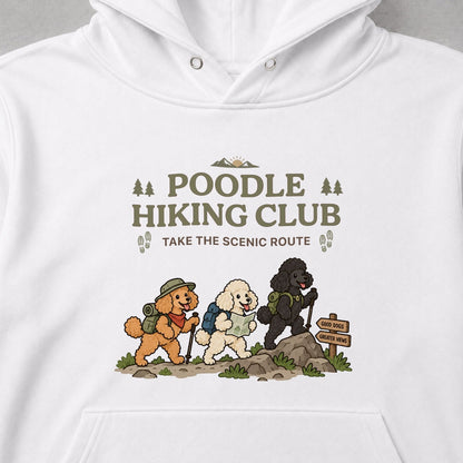 CAMPMODE CAMP-1409-01 Poodle Hiking Club フロントプリント ホワイト