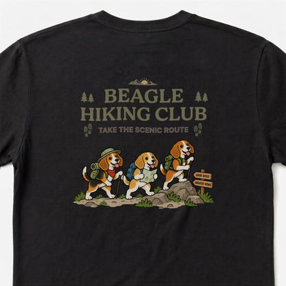 Beagle hiking club バックプリント Tシャツ