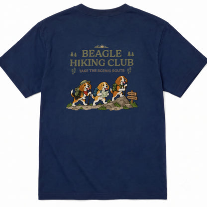 Beagle hiking club バックプリント Tシャツ