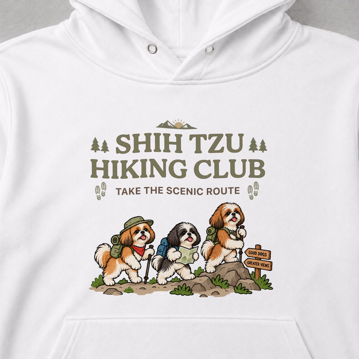 CAMPMODE CAMP-1409-05 Shih Tzu Hiking Club フロントプリント