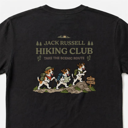Jack Russell hiking club バックプリント Tシャツ