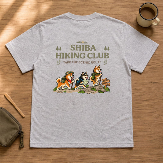Shiba hiking club バックプリント Tシャツ