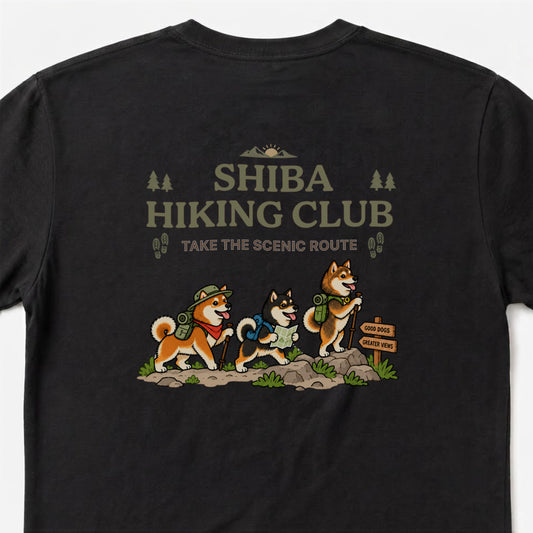Shiba hiking club バックプリント Tシャツ