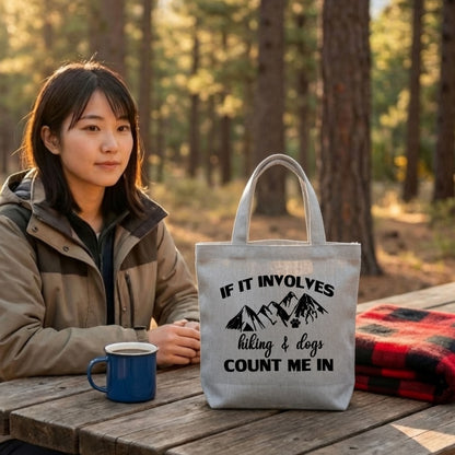 【Hiking and Dog】キャンバストートバッグ | CAMPMODE