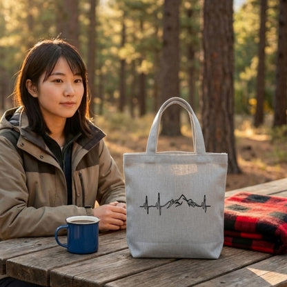 【Heartbeat Mountain】トートバッグ ｜CAMPMODE