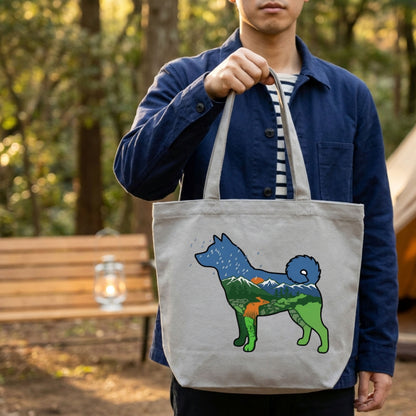 マウンテン風景キャンバストートバッグ | CAMPMODE