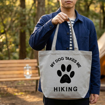 【愛犬とお出かけ・肉球デザイン】キャンバストートバッグ | CAMPMODE