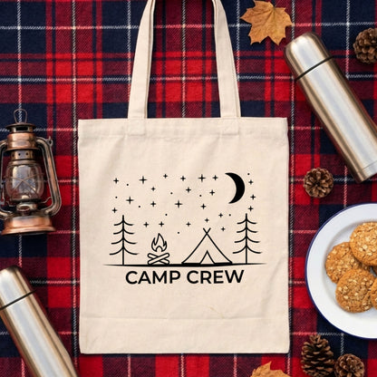 【CAMP CREW】ミニマルデザインキャンバストートバッグ | CAMPMODE