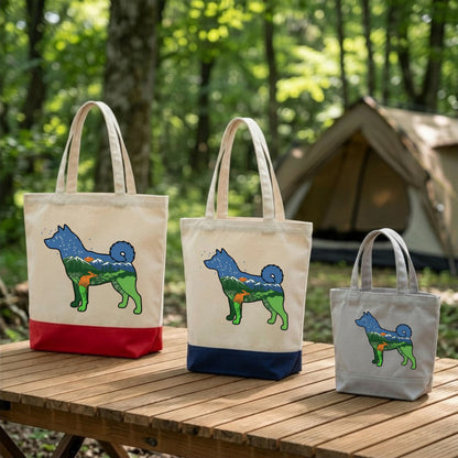 マウンテン風景キャンバストートバッグ | CAMPMODE