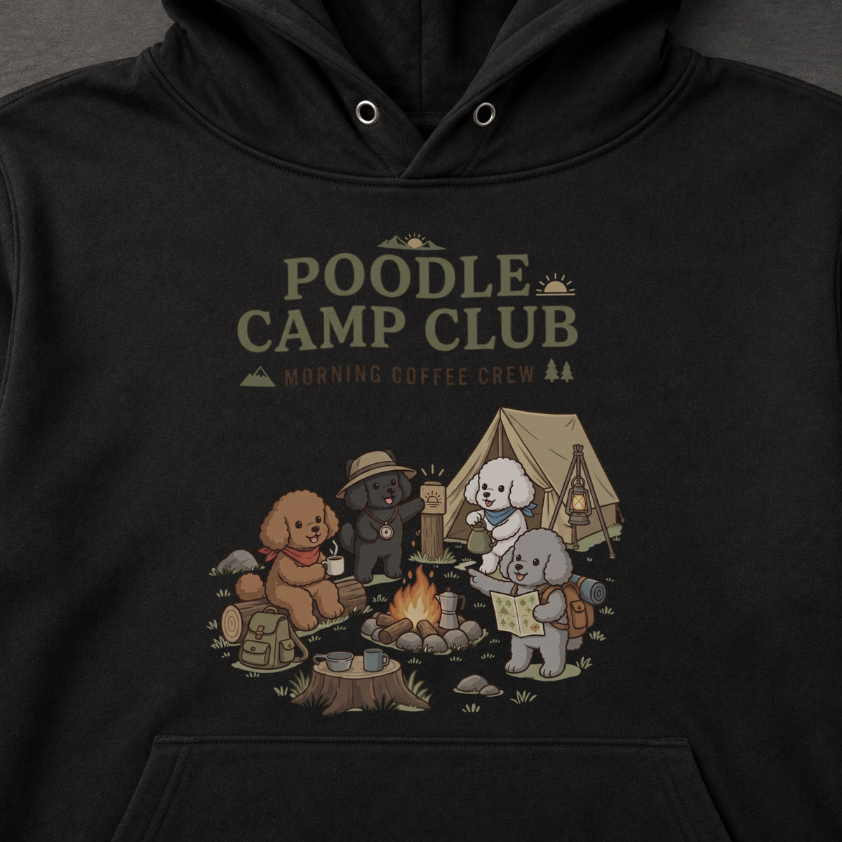 POODLE CAMP CLUB プードル キャンプパーカー