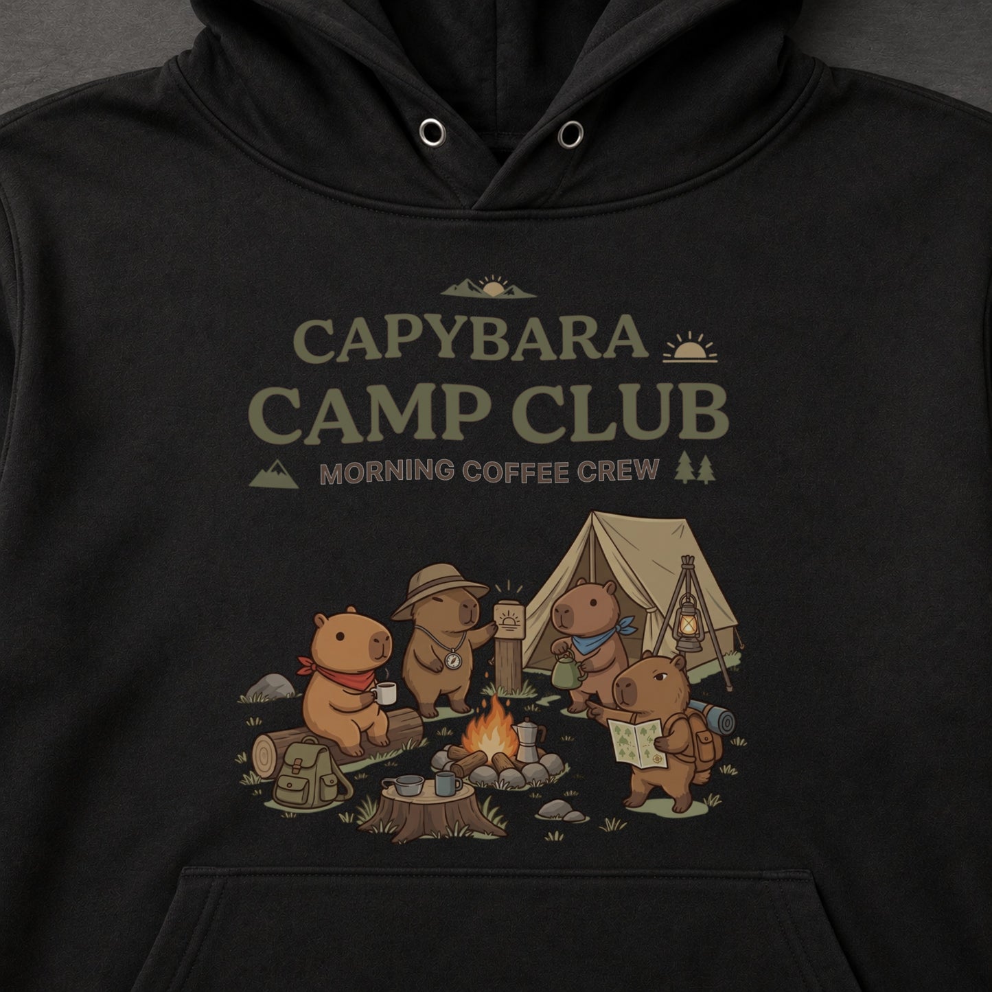 CAPYBARA CAMP CLUB カピバラ キャンプパーカー
