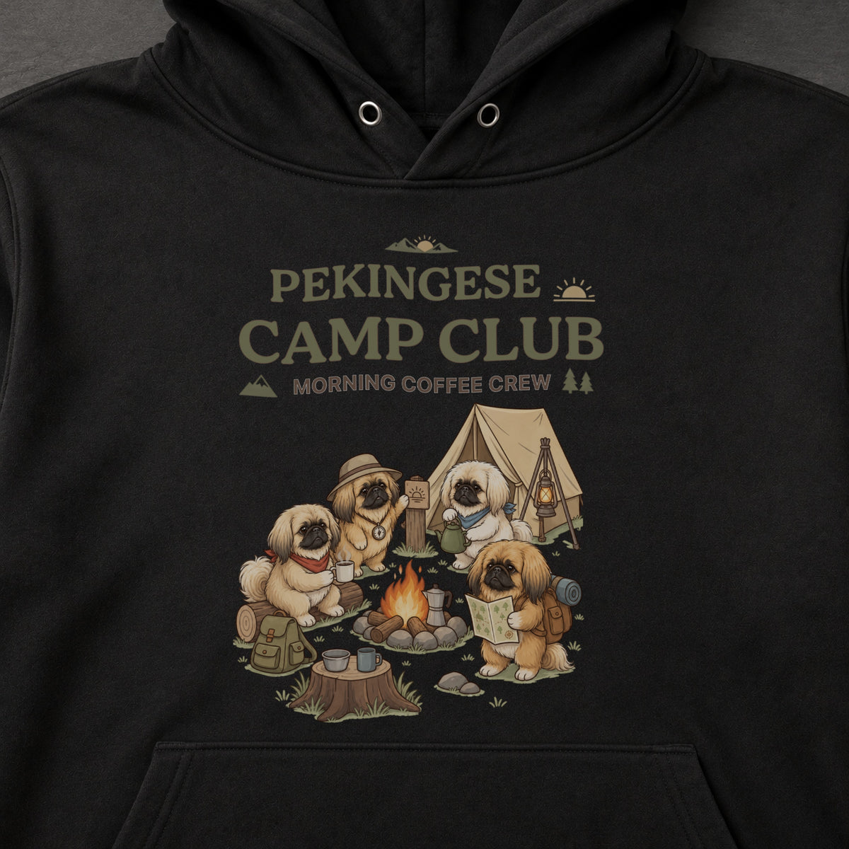 PEKINGESE CAMP CLUB ペキニーズ キャンプパーカー
