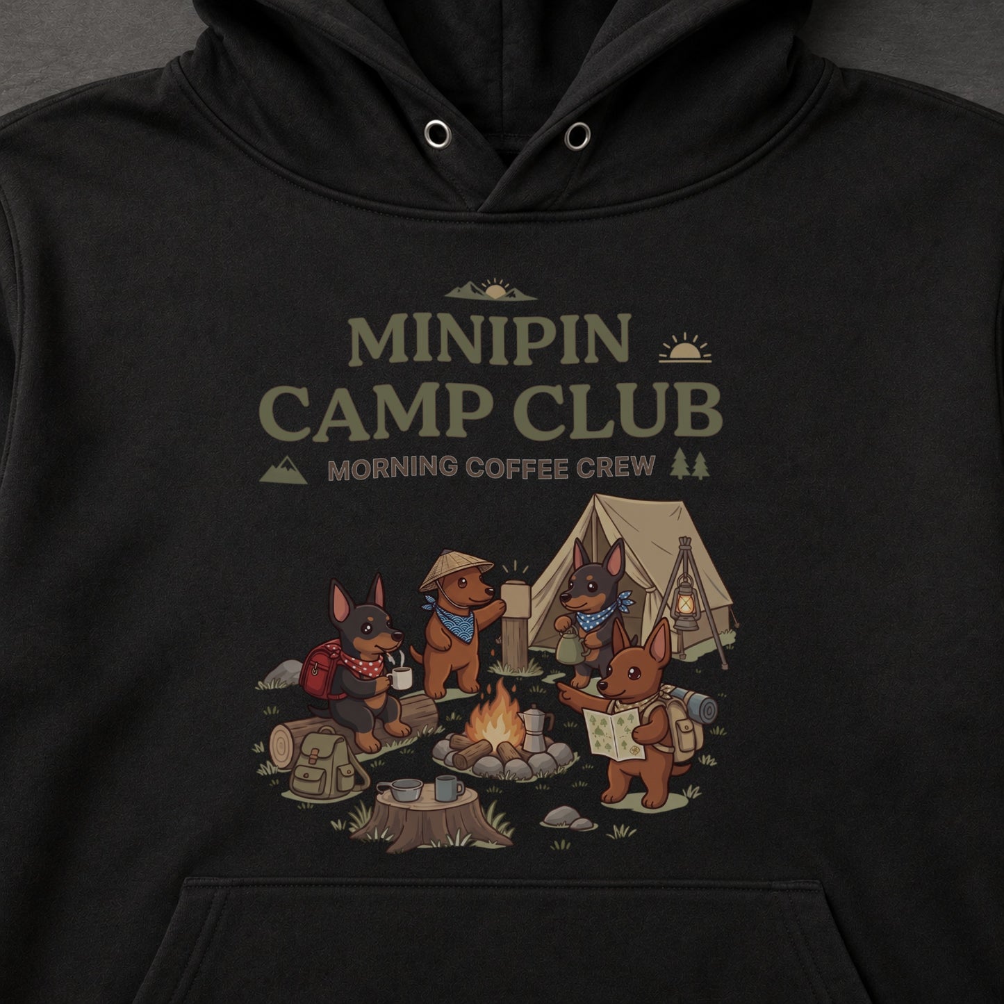 MINIPIN CAMP CLUB ミニピン キャンプパーカー