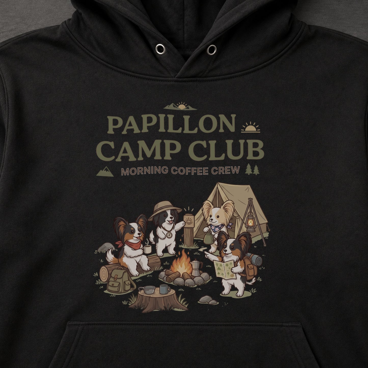 PAPILLON CAMP CLUB パピヨン キャンプパーカー