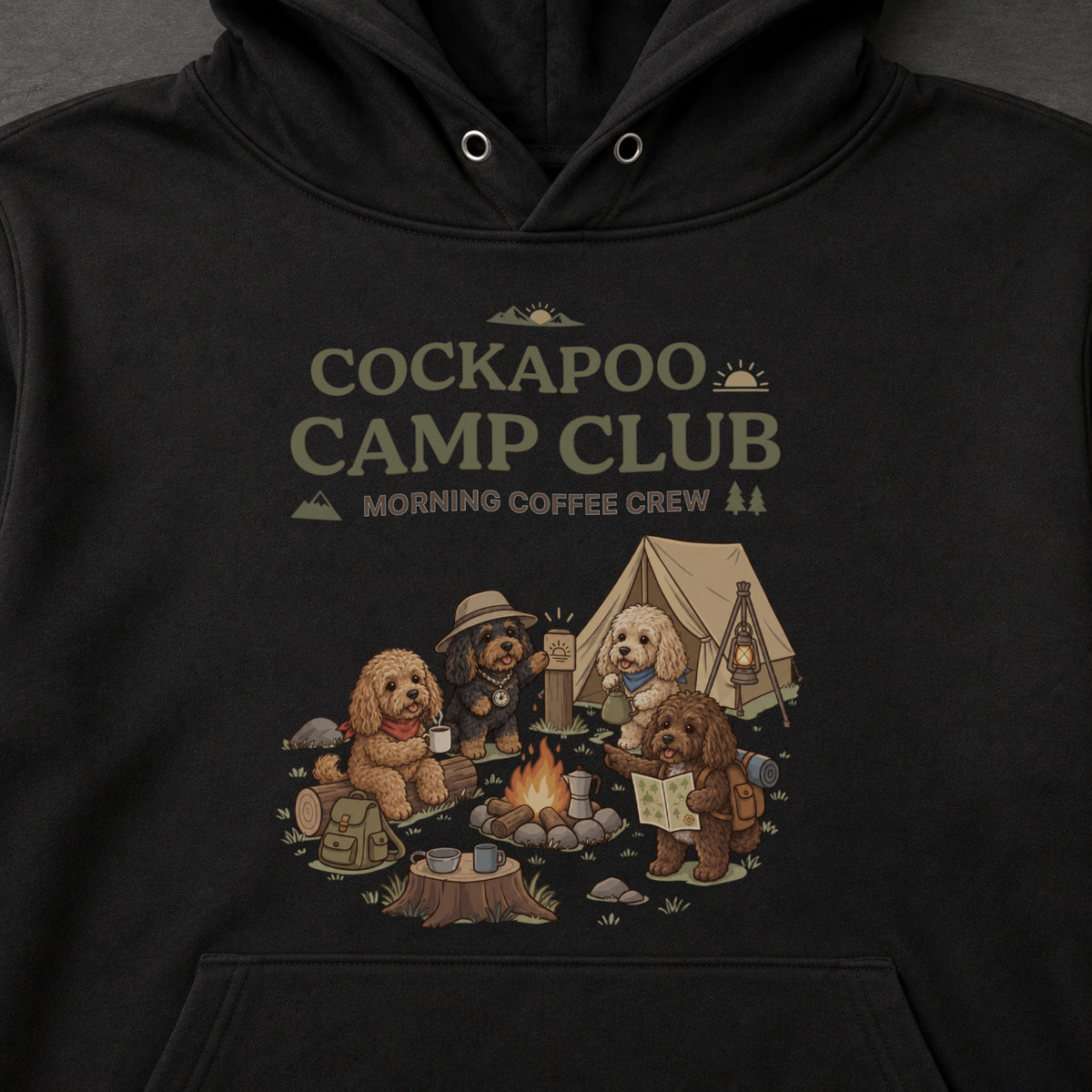 COCKAPOO CAMP CLUB コッカプー キャンプパーカー