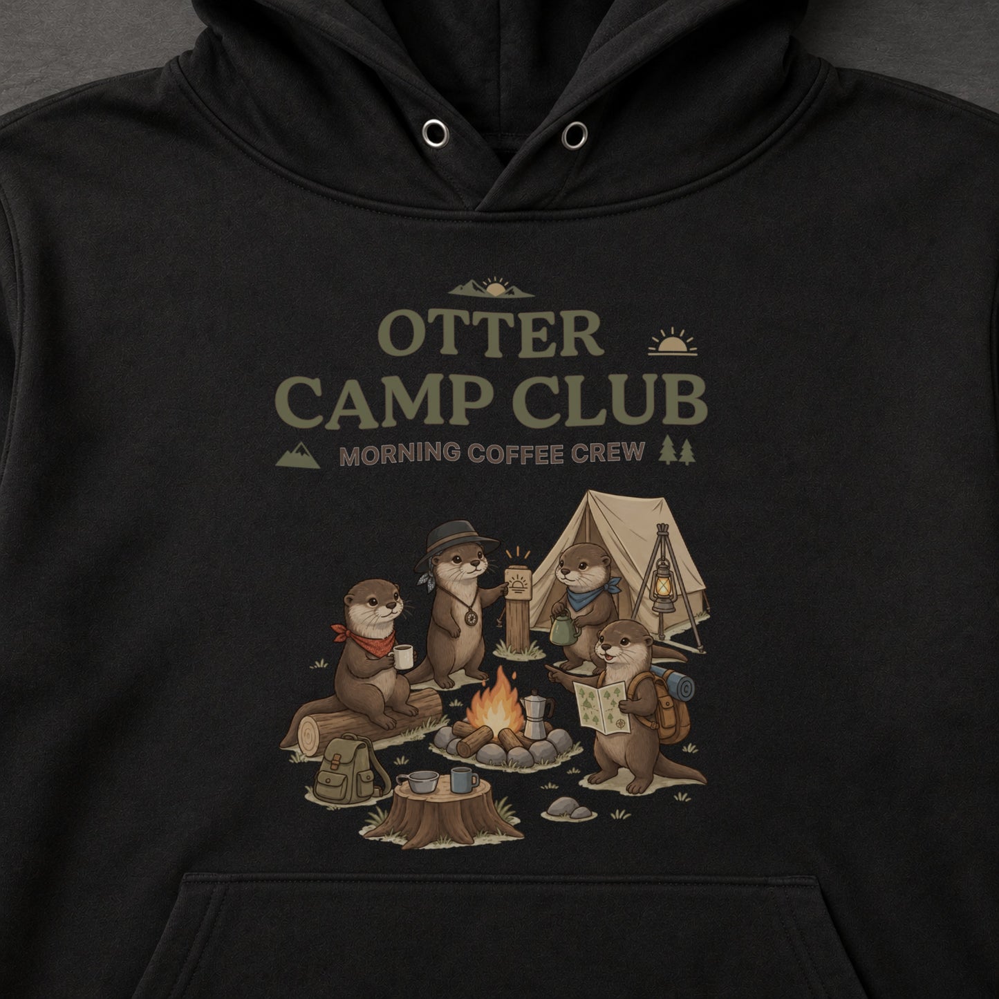 OTTER CAMP CLUB カワウソ キャンプパーカー