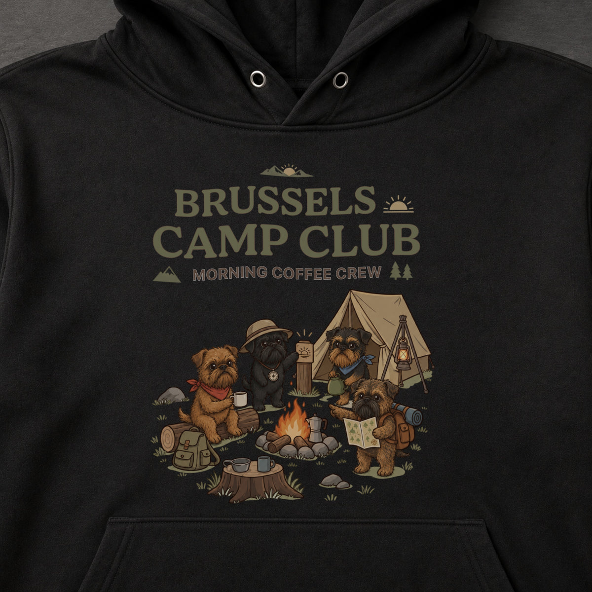 BRUSSELS CAMP CLUB ブリュッセル・グリフォン キャンプパーカー