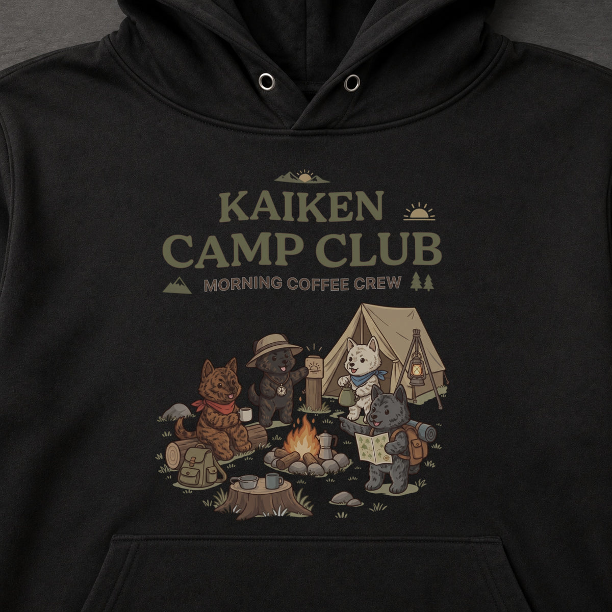 KAIKEN CAMP CLUB 甲斐犬 キャンプパーカー
