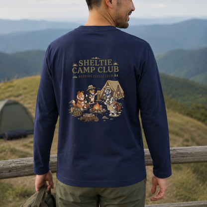 SHELTIE CAMP CLUB シェルティ ロングスリーブTシャツ ｜バックプリント