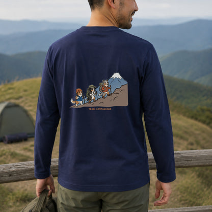 TRAIL COMPANIONS 登山犬ロングスリーブTシャツ｜バックプリント