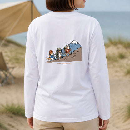 TRAIL COMPANIONS 登山犬ロングスリーブTシャツ｜バックプリント