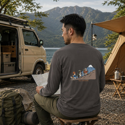 TRAIL COMPANIONS 登山犬ロングスリーブTシャツ｜バックプリント