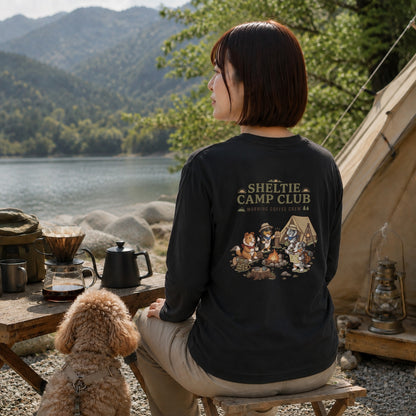 SHELTIE CAMP CLUB シェルティ ロングスリーブTシャツ ｜バックプリント