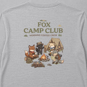 FOX CAMP CLUB キツネ キャンプ バックプリント長袖Tシャツ