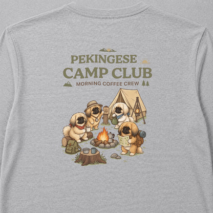 PEKINGESE CAMP CLUB ペキニーズ キャンプ バックプリント長袖Tシャツ