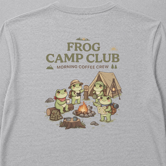 FROG CAMP CLUB カエル キャンプ バックプリント長袖Tシャツ