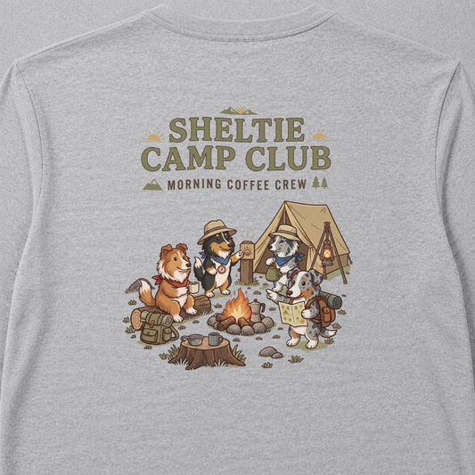 SHELTIE CAMP CLUB シェルティ ロングスリーブTシャツ ｜バックプリント