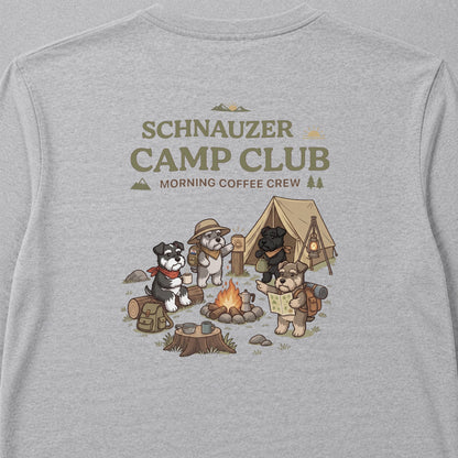 SCHNAUZER CAMP CLUB シュナウザー キャンプ バックプリント長袖Tシャツ